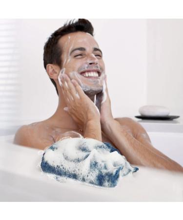 Cleanbear Soft Washcloths for Sensitive Skin - 100% Cotton Face and Body Cloths - Large Adult Washcloth Set - 12 Pack - Grayish-blue Color - Buy Online on GoSupps.com
