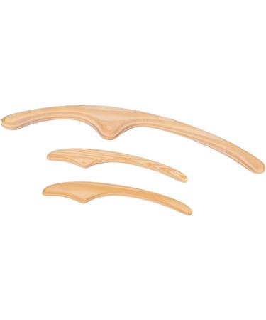3pcs Cypress Gua Sha Tool Set | Muscle Relaxation & Cellulite Removal Massager for Face Arms Legs Back | Shop Internationally - Buy Online on GoSupps.com