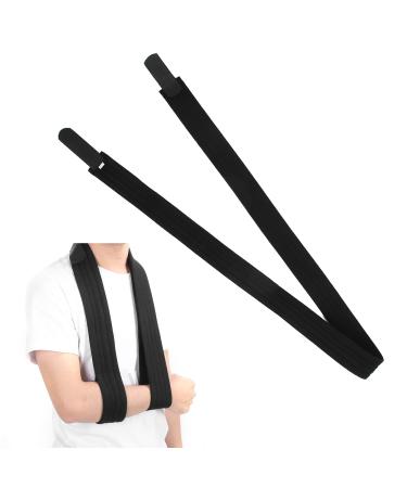 Black arm loops shoulder immobilizer medical support belt for broken arm elbow wrist adjustable shoulder arm strap for the left right arm men (s)