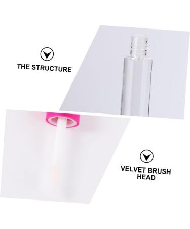 ERINGOGO 100 Pi ces Flacons de Gloss avec Bouchon Rose Tubes Transparents Rechargeables pour Maquillage DIY Accessoires Cosm tiques et Filles - Buy Online on GoSupps.com