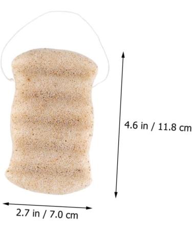 DOITOOL 1pc Bath Cotton Exfoliating Puff Portable Sponge Face Sponge Charcoal Crutch Handle Covers Glove Bath Sponge Wash Round Bath Sponges for Shower Facial Clean Gum - Buy Online on GoSupps.com