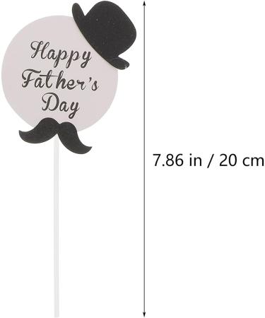 Theaque 1 Set Father's Day Cupcake Toppers Father's Day Dessert Topper for Party Decor - Buy Online on GoSupps.com