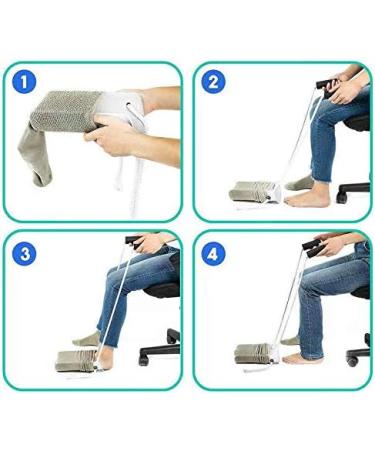 Healthman Sockenhilfe: Easy Dressing Aid & Sock Helper for Seniors & Those with Limited Mobility - Buy Online on GoSupps.com