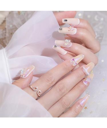 Ownsig 102pcs Resin Butterfly Bow Nail Charms - DIY Colorful 3D Nail Art Designs - 13 Styles Flatback Bow Nails Jewelry - Bows Only - Buy Online on GoSupps.com