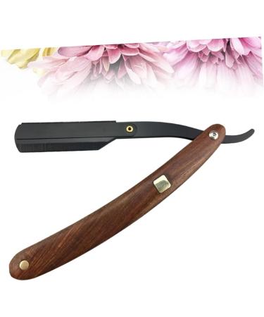 Minkissy 2-Pack Collapsible Straight Razor - Vintage Bamboo Hair Cutter for Men | Safe Manual Shaving Tool - Buy Online on GoSupps.com