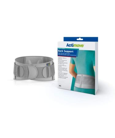Actimove Back Support - High-Density Foam Adjustable Double Layer Compression Small/Medium Gray | International Shipping - Buy Online on GoSupps.com