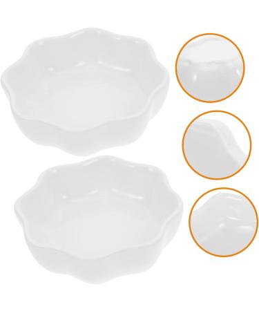 BESPORTBLE 2pcs Hamster Ceramic Bowl Wear- Bowl Mini Feeding Bowl Ceramic Chinchilla Bowl Hedgehog Bowl Ceramic Hamster Feeder Ceramic Food Dish Guinea Bowl Mini Food White Ceramics Ornaments 7X7X2.4CM White - Buy Online on GoSupps.com