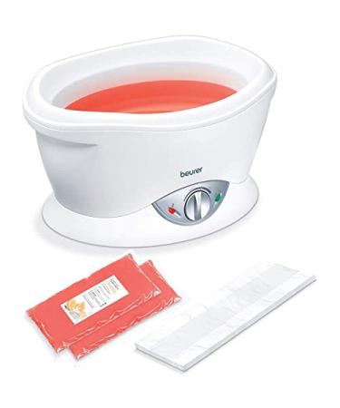 Beurer MP70 Paraffin Wax Bath | For supple & soft skin on your hands feet and elbows | Promotes deeper absorption of moisture and nutrients| Includes 2 x 450g of scented paraffin wax + plastic foils