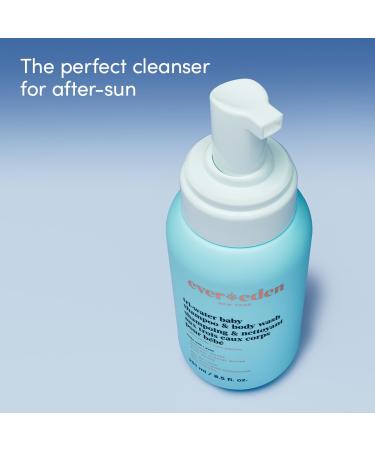 Evereden Tri-Water 2-in-1 Cooling Baby Shampoo & Body Wash | Gentle Coconut & Aloe Cleansing for After Sun Soothing – International Shipping Available - Buy Online on GoSupps.com