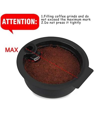 Pyanegn Reusable Coffee Capsules Compatible with -S Machines Refillable Coffee Pods with Coffee Filter 180ML - Buy Online on GoSupps.com
