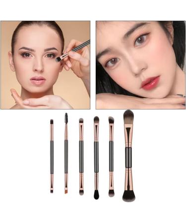 Double Ended Brushing Professional Eyeshadow Brushes Premium Foundation Brushes for Travel Daily Makeup - Buy Online on GoSupps.com