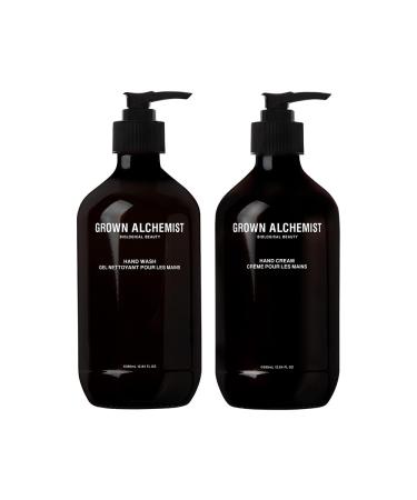 Grown alchemist clean and protect the twinset hand care set: rich in active botanicals that hydrate clean and soft - 2 Pack - 500ml