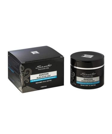 Santo Volcano Santo Volcano Avaton Black Detox Soap 100ml