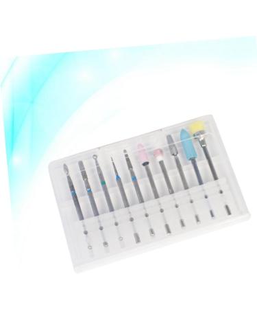 minkissy Nail Drill Kit Diamond Cuticle Nail Bits Nail Drills for Acrylic Nails Nail Drill Bits for Acrylic Nails Manicure Drill Bits Diamond Nail Drill Bit Tungsten Steel Grinding Head medium Picture 1 - Buy Online on GoSupps.com