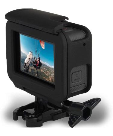 Kourpar Protective Housing Case for GoPro Hero 7/6/5 - Black Frame Camera Mount, Compatible with Hero 7/6/5, Silver/White, Grey Border, Cage Shell for Ultimate Protection - Buy Online on GoSupps.com