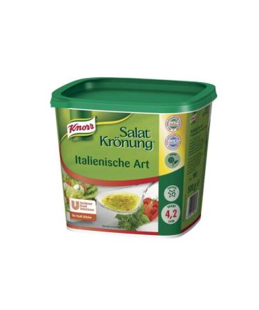 KNORR Italian Herb Salad Dressing 500 gram TUB - Knorr Italienische Art Salatkr nung - Includes Helen's Own English Instruction Booklet - Instant salad dressing powder - 500 gram re-sealable TUB - Buy Online on GoSupps.com