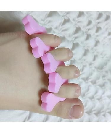20 Pcs Pink Sponge Toe Separators for Nail Art Pedicure & Manicure - Men & Women Spacer Dividers for Gel Painting & Coating - Beauty Accessories - Buy Online on GoSupps.com