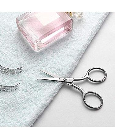 LIVINGO Premium Manicure Scissors - Stainless Steel Grooming Kit for Nails, Eyebrows, and Skin - 3.5 inch Silver - Buy Online on GoSupps.com