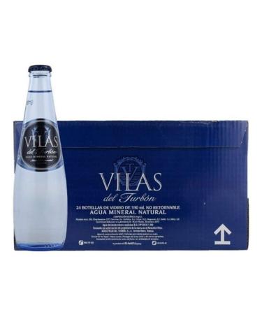 Mineral water Vilas del Turbon 330 ml Pack of 24 glass bottles