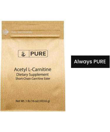 Buy Pure Original Ingredients Acetyl L-Carnitine Powder 1 lb - High-Quality Amino Acid Supplement for Energy & Focus - Buy Online on GoSupps.com