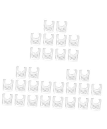 JECOMPRIS 15 Pairs Gel Cushions Shoe Cushion Insoles U Shaped Foot Pad Feet Callus Pad Shoes Protector Soft Gel Blisters Pads Foot Callus Protector Callus Buffing Pad Corn High Heel