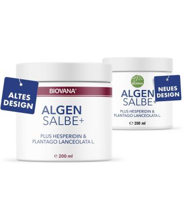Biovana Algae Ointment | Care & Refreshment for Swollen Legs | 200 ml (3x) - Relax Tired Legs International Shipping - Buy Online on GoSupps.com