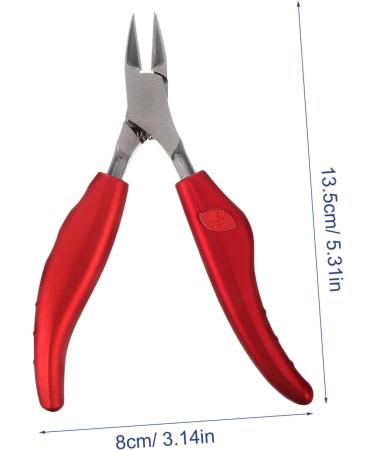 Lurrose Folding Hawk Mouth Pliers Portable Nail Clipper Cuticle Nipper Cuticle Cuticle Scissor Manicure Nail Tool Dead Skin Clipper Push Care Cutting 430 Stainless Steel - Buy Online on GoSupps.com
