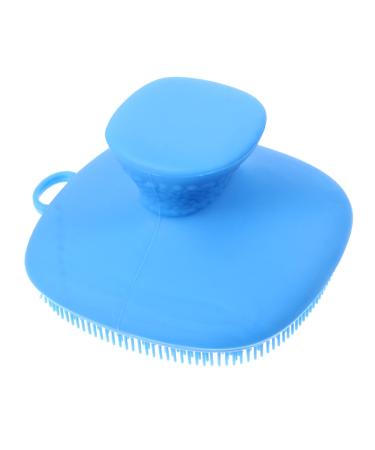 minkissy Brush Brush face Cleaning Tool Bathroom Accessory Silicone Bathing Silicone Face Cleaner Soft Facial Cleaning Brush Facial Cleaning pad face Brush Silica Gel Cleaning Blue 7x7cm