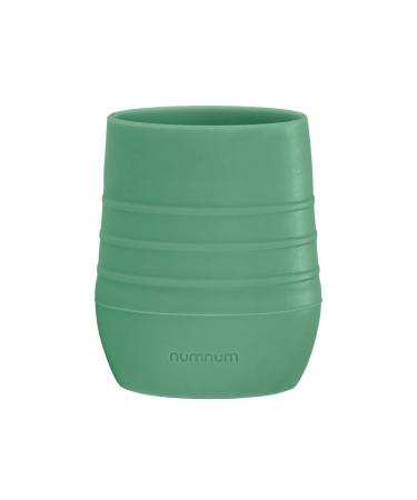 numnum Silicone Baby Cup for Infant  4+ months  & Toddler - 2oz Non-Slip & Easy To Grip Training Cups - Perfect for Little Tiny Hands of Babies To Develop Drinking & Self Feeding Skills Glacier Green 1 cup