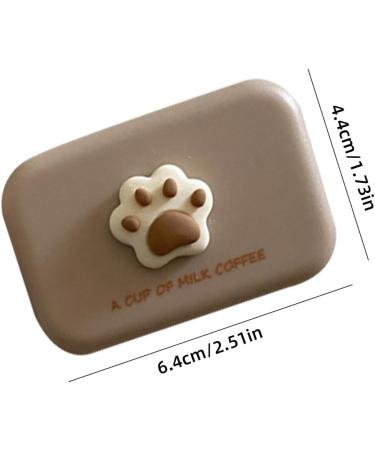 KMOCEPLY Portable Cartoon Contact Lens Container Set - Travel Mini Storage Box for Brown Contact Lenses - Buy Online on GoSupps.com