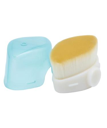 Kids Sunscreen Brush - Precise Control Foundation Brush for Sunscreen with - Soft Fiber Bristles Portable Cosmetic Brushes for Buffing Stippling Blending Beige