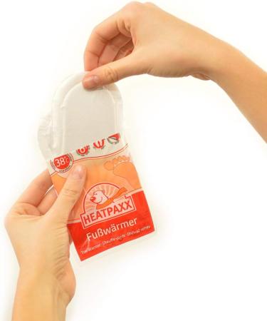 HeatPaxx Ultra-Thin Foot Warmers - 20 x 2 On-the-Go Heat Pads for Warm Feet | International Shipping Available - Buy Online on GoSupps.com