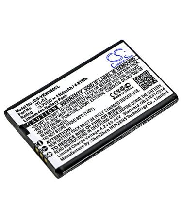 Estry 3.7V Battery Replacement for W56H One Talk IP DECT W56h/p W56P YL-5J 1300mAh