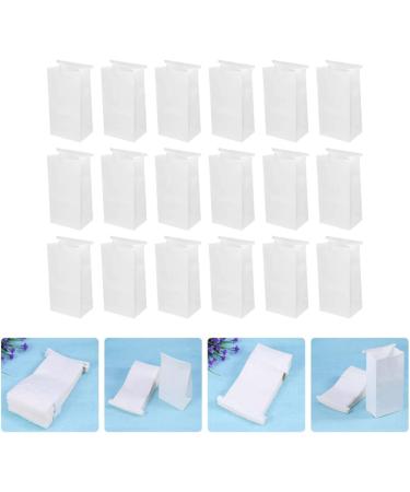 30pc Outdoor Motion Sickness Disposable Bags - Self-Sealing White 24x15cm - Buy Online on GoSupps.com