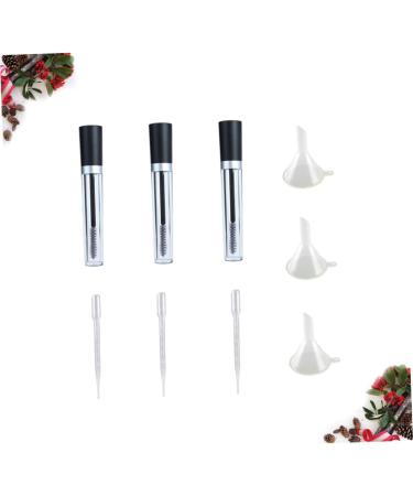 Healeved 9 Pcs 10ml Empty Mascara Tube Clear Mascara Tube Containers with Lids Lip Gloss Containers Funnel 1 g (Pack of 1) As Shownx3pcs - Buy Online on GoSupps.com