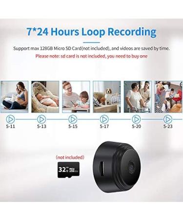 Mini Spy Camera 1080P with Audio, Night Vision, Motion Detection - Home Security & Nanny Cam - Buy Online on GoSupps.com