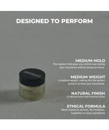 Apothecary 87 Moustache Wax | Premium Natural Formulation with Plant Extracts | Medium Hold & Weight | 15ml - Buy Online on GoSupps.com