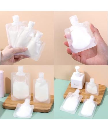 9 Pcs Portable Travel Fluid Bags Transparent Travel Fluid Dispensing Packing Bag Clamshell Travel Fluid Pouches for Toiletries Lotion Shampoo Hand Soap (30ml/50ml /100ml) - Buy Online on GoSupps.com