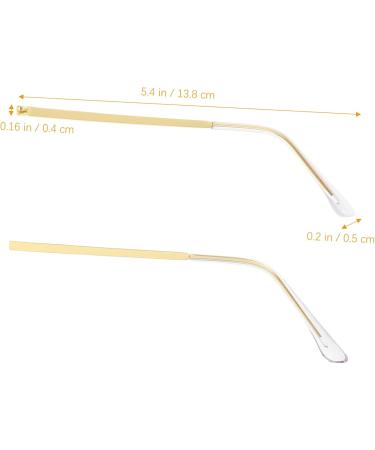 Metal Glasses Replacement Hinge & Ear Handle | Combined Brilliant Parts | Sunglasses Repair Accessories 13.80x0.40cm - Buy Online on GoSupps.com