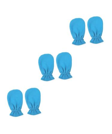 FRCOLOR 3 Pairs Maintenance Essential Oil Gloves Hand Wax Gloves Warmer Hand Care Mittens Paraffin Wax Hand Liners Paraffin Wax Gloves Paraffin Baths Gloves Hot Wax Bath Bag Spa Flannel