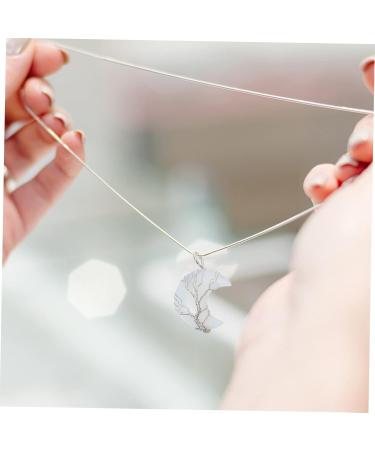 LALAFINA Crystal Moon Pendant Heart Necklace for Girls Chakra Dangle Charm Chain Pendants for Women Women's - Buy Online on GoSupps.com