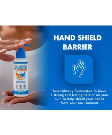 Natural Hand Barrier Lotion for Dry Skin - Lauricidin Coconut Orange Scent | 3.3oz Pump | International Shipping Available - Buy Online on GoSupps.com