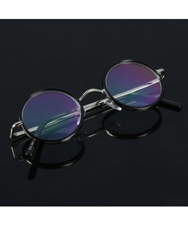 Retro Round Resin Reading Glasses - Lightweight Magnifying Presbyopic Spectacles for Eye Fatigue Relief (1.0/1.5/2.5/3.0/3.5) - Buy Online on GoSupps.com