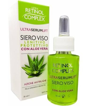 RETINOL COMPLEX Serum with aloe vera works on the face and prevents skin aging - Buy Online on GoSupps.com