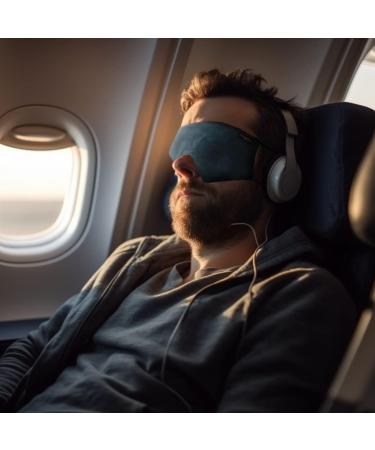 Kenllas Cyberpunk Sleep Mask for Men - Faux Suede with Mulberry Silk Lining - Buy Online on GoSupps.com
