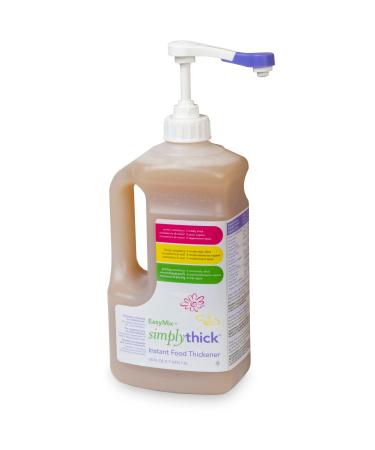SimplyThick EasyMix | 302 Servings | Gel Thickener for those with Dysphagia & Swallowing Disorders | Won't Alter The Taste of Liquid | Easy to Prepare | Large 55 Fl Oz Bottle with Pump