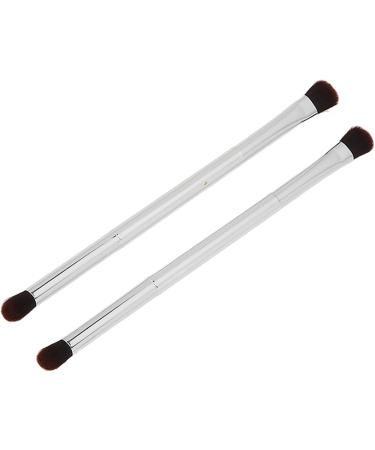 Eyeshadow Brush Set Double Ended Makeup Soft Fiber Hair Nose Contour Eyeshadow Brush Cosmetic Tool for Even Powder Grasping with Electroplated Handle - Buy Online on GoSupps.com