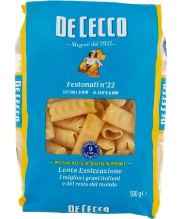 Italian Gourmet E.R. De Cecco Pasta 100% Italian Festonati N 22 Pasta 500 g + Italian Gourmet Pulp 400 g