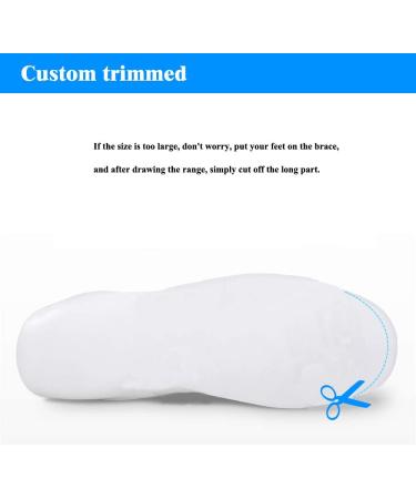 AFO Foot Drop Brace | Medical Ankle Foot Orthosis Support for Postural Correction (Left/M) - Buy Online on GoSupps.com