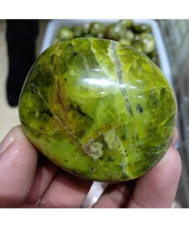 6pcs Natural Green Opal Palm Crystal Polished Specimen Madagascar Natural Stones and Minerals - Buy Online on GoSupps.com